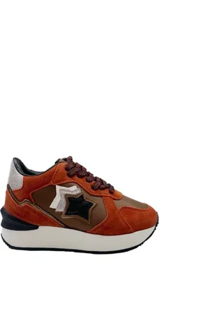 Atlantic Stars Heren, Schoenen, Oranje, Maat: 37 EU Suède