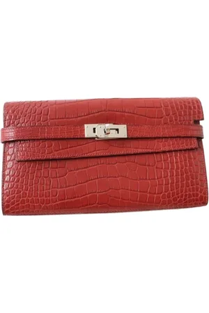 Hermès Dames, Pre-owned, Rood, Maat: ONE Size Leer