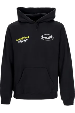 Huf Heren, Sweatshirts & Hoodies, Zwart, Maat: L Katoen