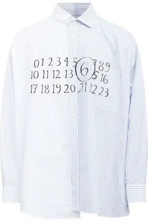 Maison Margiela Heren, Overhemden, Veelkleurig, Maat: XL Katoen