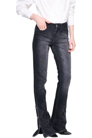 Silvian Heach Dames, Jeans, Zwart, Maat: W25 Katoen