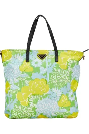 Prada Dames, Pre-owned, Groen, Maat: ONE Size Leer