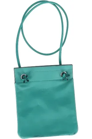 Hermès Dames, Pre-owned, Blauw, Maat: ONE Size Leer
