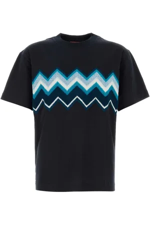 Missoni Heren, Tops, Blauw, Maat: 2XL Katoen