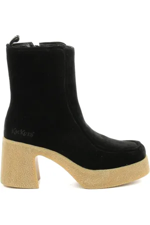 Kickers Dames, Schoenen, Zwart, Maat: 41 EU Leer