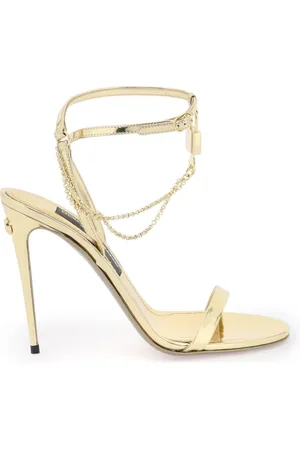 Dolce & Gabbana Dames, Schoenen, Geel, Maat: 37 1/2 EU Leer