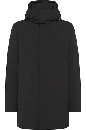 Peuterey Heren, Mantels, Zwart, Maat: L Nylon