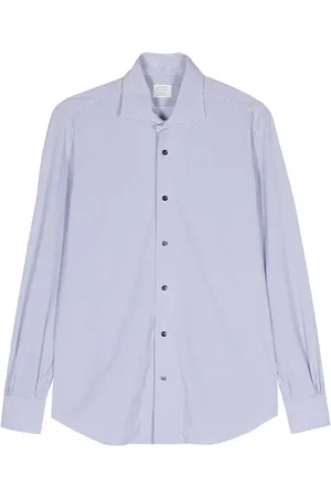 MAZZARELLI Heren, Overhemden, Blauw, Maat: 2XL