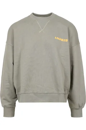 A PAPER KID Heren, Sweatshirts & Hoodies, Groen, Maat: XS Katoen