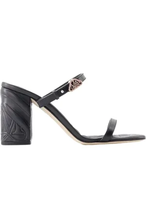 Alexander McQueen Dames, Schoenen, Zwart, Maat: 38 EU Leer