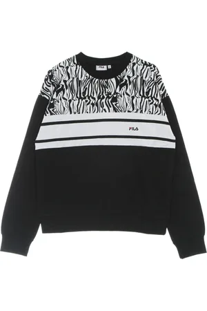 Fila Dames, Sweatshirts & Hoodies, Zwart, Maat: XS Katoen