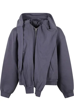 Balenciaga Heren, Jassen, Blauw, Maat: XS Katoen