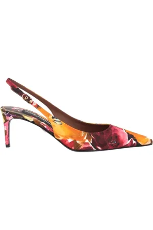 Dolce & Gabbana Dames, Schoenen, Veelkleurig, Maat: 36 1/2 EU Katoen