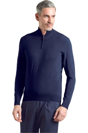 COLOMBO Heren, Truien, Blauw, Maat: XL Wol