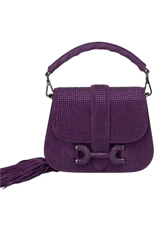 Alma en Pena Dames, Tassen, Paars, Maat: ONE Size Leer
