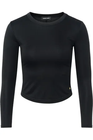 ANINE BING Dames, Tops, Zwart, Maat: S Modal