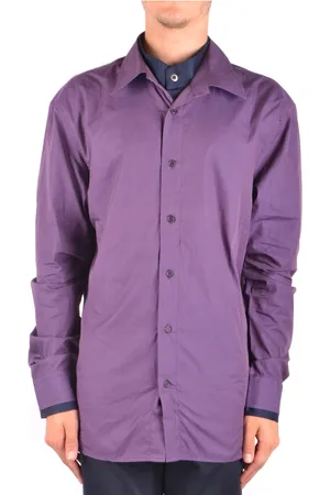 Bikkembergs Heren, Overhemden, Paars, Maat: 2XL