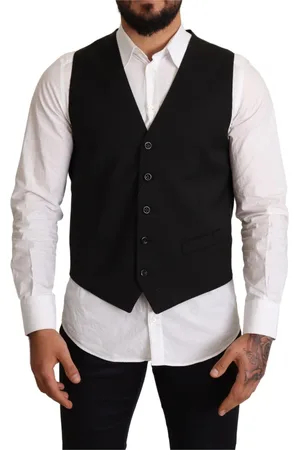 Dolce & Gabbana Heren, Pakken, Zwart, Maat: M Wol