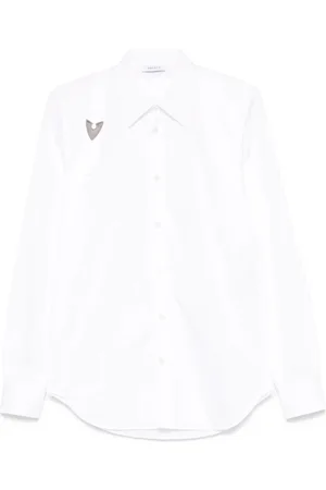 Alexander McQueen Heren, Overhemden, Wit, Maat: M
