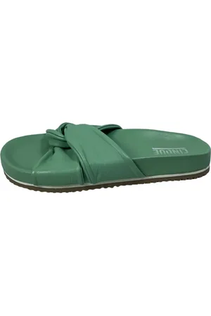 Cinque Dames, Schoenen, Groen, Maat: 37 EU Leer