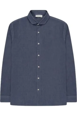 The Goodpeople Heren, Overhemden, Blauw, Maat: 2XL