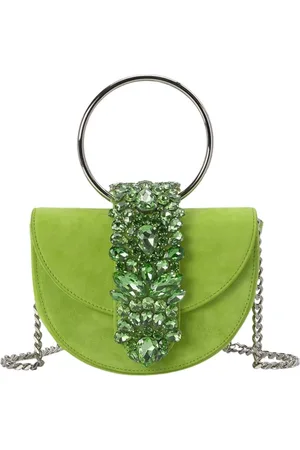 Alma en Pena Dames, Tassen, Groen, Maat: ONE Size Leer