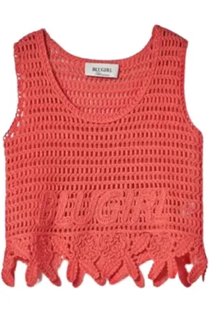 Blugirl Dames, Tops, Oranje, Maat: S