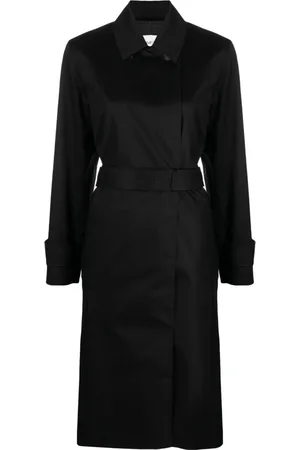 Calvin Klein Dames, Mantels, Zwart, Maat: S Katoen