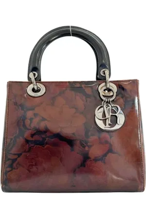 Dior Dames, Pre-owned, Bruin, Maat: ONE Size Leer