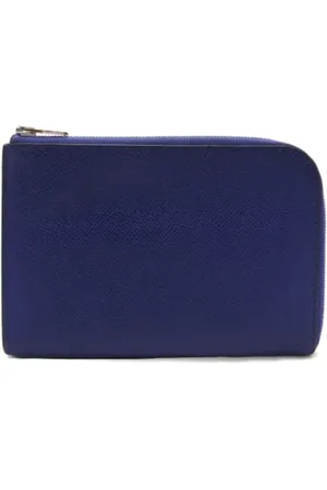 Hermès Dames, Pre-owned, Blauw, Maat: ONE Size Leer