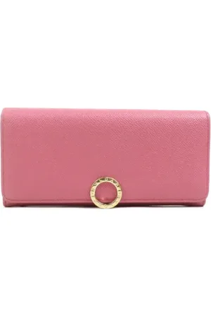 Bvlgari Dames, Pre-owned, Roze, Maat: ONE Size Leer