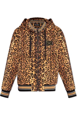 Dolce & Gabbana Heren, Sweatshirts & Hoodies, Bruin, Maat: XL Katoen
