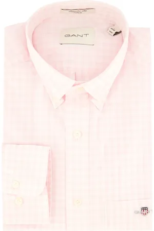 GANT Heren, Overhemden, Roze, Maat: 3XL Katoen