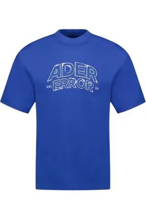 Ader Error Heren, Tops, Blauw, Maat: S Katoen