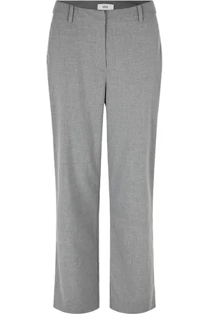 Envii Dames, Broeken, Grijs, Maat: M Viscose