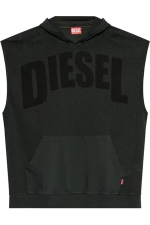 Diesel Heren, Sweatshirts & Hoodies, Zwart, Maat: L Denim