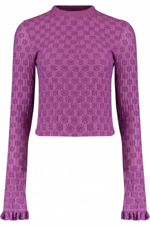 Harper & Yve Dames, Truien, Paars, Maat: XL Polyamide