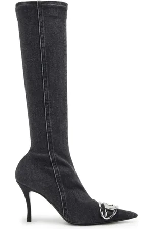 Diesel Dames, Schoenen, Zwart, Maat: 37 EU Katoen