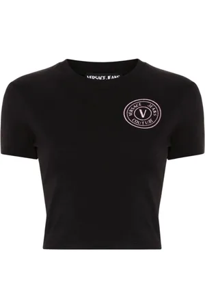 VERSACE Dames, Tops, Zwart, Maat: 2XS