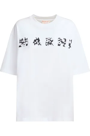 Marni Dames, Tops, Wit, Maat: 2XS Katoen