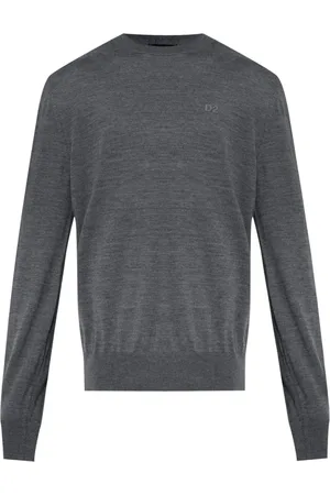 Dsquared2 Heren, Truien, Grijs, Maat: S Wol