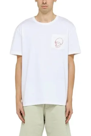 Alexander McQueen Heren, Tops, Wit, Maat: L