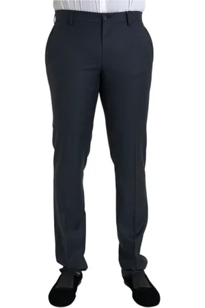 Dolce & Gabbana Heren, Broeken, Blauw, Maat: M Wol