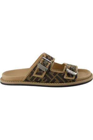 Fendi Heren, Schoenen, Bruin, Maat: 40 EU Leer
