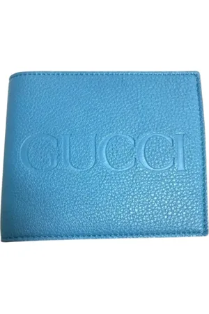 Gucci Heren, Pre-owned, Blauw, Maat: ONE Size Leer