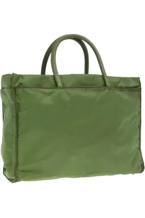 Prada Dames, Pre-owned, Groen, Maat: ONE Size Nylon