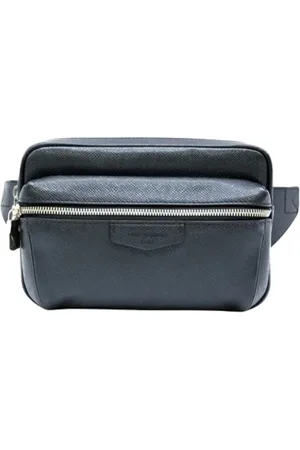 LOUIS VUITTON Heren, Pre-owned, Zwart, Maat: ONE Size Leer