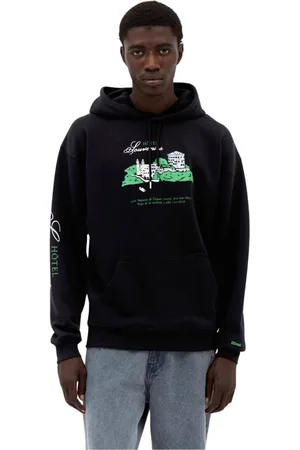 A.P.C. Heren, Sweatshirts & Hoodies, Zwart, Maat: M Katoen