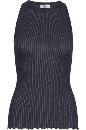 Rosemunde Dames, Tops, Blauw, Maat: XL Katoen