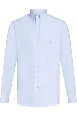 Etro Heren, Overhemden, Blauw, Maat: M Katoen